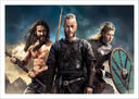 Lámina vikingos, guerra, medieval, ragnar, ladgerda