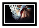 Cuadro enmarcado negro vikingos, guerra, medieval, ragnar, ladgerda