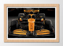 Cuadro enmarcado natural Formula 1 2024, McLaren MCL38, Lando Norris