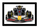 Cuadro enmarcado negro Formula 1 2024, Red Bull RB20, Max Verstappen