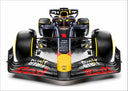 Lámina Formula 1 2024, Red Bull RB20, Max Verstappen