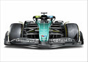Lámina Formula 1 2024, Aston Martin AMR24, Fernando Alonso