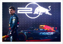 Lámina Formula 1 2024, Red Bull RB20, Max Verstappen
