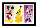 Cuadro enmarcado negro Infantil Disney Mickey