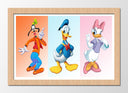 Cuadro enmarcado natural Infantil Disney el Pato Donald