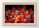 Cuadro enmarcado natural MineCraft
