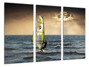 Tríptico windsurf, atardecer