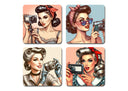 chicas pin up camara