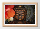 Cuadro enmarcado natural buda oriental, relajacion ,relax ,meditacion, zen