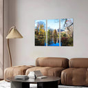 Estancia laguna en central park, new york