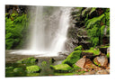 Cuadro paisaje cascada en bosque,naturaleza