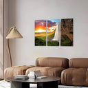 Paisaje Cascada Atardecer,naturaleza