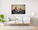 Estancia Moto Harley-Davidson, color rojo