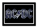 Cuadro enmarcado negro ACDC Rock
