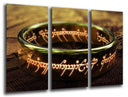 Tríptico EL Anillo de Poder El señor de los Anillos