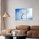 Paisaje Invierno, Arbol Nevado,naturaleza