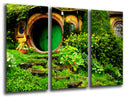 Tríptico Casa Hobbiton El señor de los Anillos