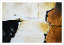 Lámina abstracto colores tierra, predomina marron