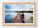 Cuadro enmarcado natural Paisaje Naturaleza Lago Groningen