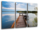 Tríptico Paisaje Naturaleza Lago Groningen