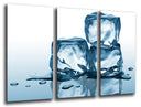 Tríptico cubitos de hielo