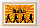 Cuadro enmarcado natural Los Beatles, John Lennon