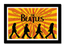 Cuadro enmarcado negro Los Beatles, John Lennon