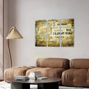 Estancia Carta Letras Vintage, Amor