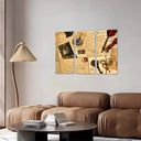Estancia Carta Letras Vintage, Llave, amor