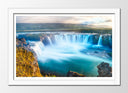 Cuadro enmarcado blanco Paisaje Naturaleza Lago Cascada Iguazu Argentina