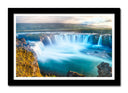 Cuadro enmarcado negro Paisaje Naturaleza Lago Cascada Iguazu Argentina