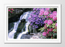 Cuadro enmarcado blanco Paisaje Naturaleza Lago Laguna Atardecer
