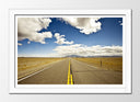 Cuadro enmarcado blanco Carretera, Ruta 66