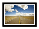 Cuadro enmarcado negro Carretera, Ruta 66