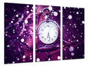 Tríptico reloj de bolsillo, vintage, retro