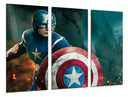 Tríptico capitan america, marvel, superheroe