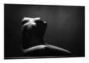 Cuadro silueta mujer desnuda fondo negro