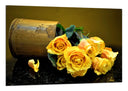 Cuadro flores amarillas, ramo, vintage, retro