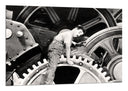 Cuadro charles chaplin, blanco y negro