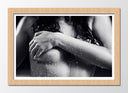 Cuadro enmarcado natural torso mujer desnuda