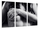 Tríptico torso mujer desnuda