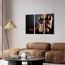 Estancia torso mujer haciendo deporte, mancuernas
