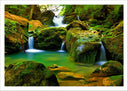 Lámina Paisaje Naturaleza Lago Laguna Río Cascada