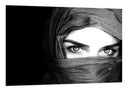 Cuadro mirada intensa mujer con velo
