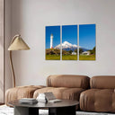 Paisaje de Faro en la Montaña Taranaki,naturaleza