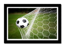 Cuadro enmarcado negro Futbol