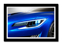 Cuadro enmarcado negro Coche Deportivo, Subaru WRX