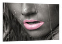 Cuadro labios mujer sexy color rosa