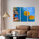 Estancia paisaje peces bajo el mar, acuario, colores, salvaje, animal, naturaleza
