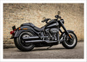 Lámina Moto Harley Davidson, Moto Vintage